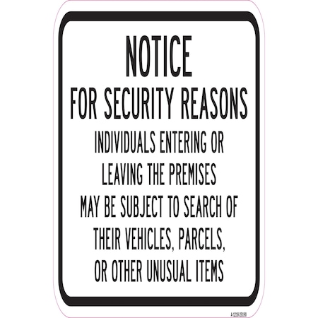 Signmission Safety Sign, 12 in Height, Aluminum, 25190 A-1218-25190